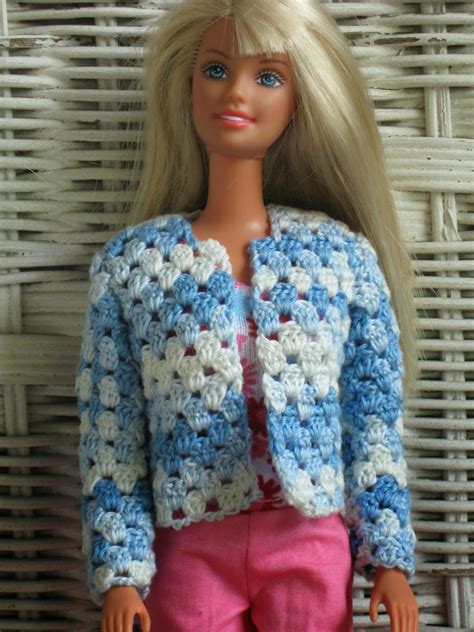 barbie doll crochet patterns|free crochet barbie sweater pattern.